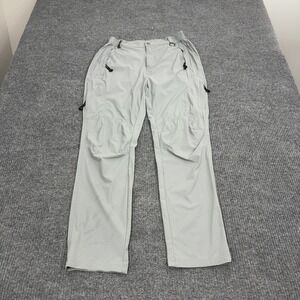 Outdoorsports Pants Mens S Gray Nylon Spandex Lightweight Hiking Gorpcore Style